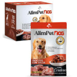 ALIMPET DOG TROCITOS CON SALSA SABOR CORDERO